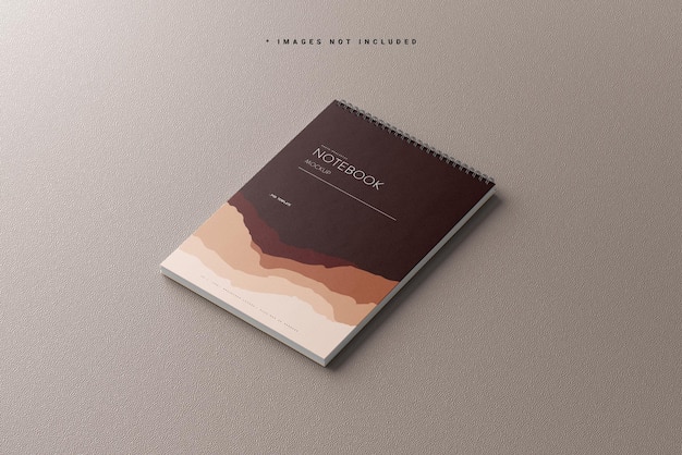 Mockups voor notebook-branding