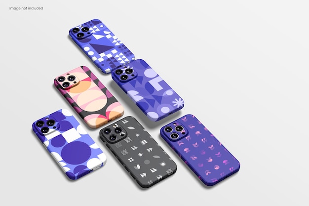 Mockups voor telefoonhoesjes