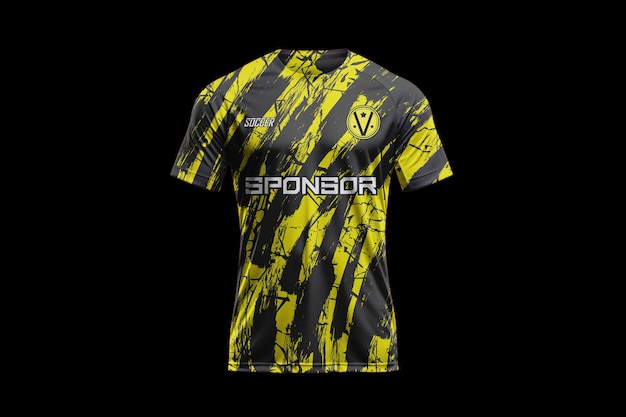 Mockupy sportowych koszul