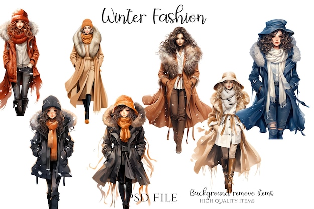 Mode winter Clipart