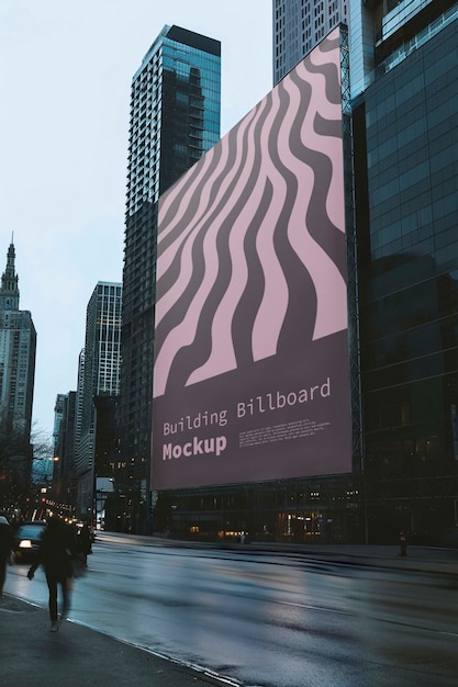 Model billboardu na dużym ekranie