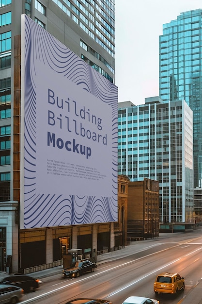 Model billboardu na dużym ekranie