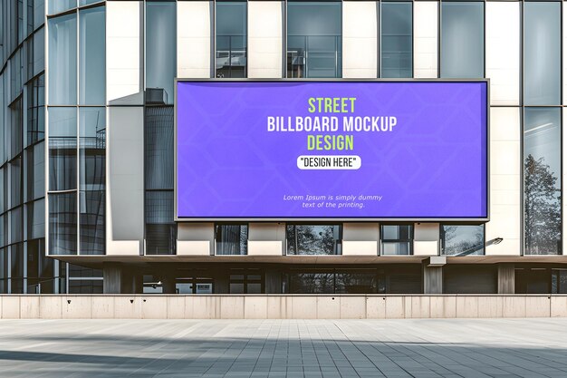 Model Billboardu Reklamowego Na Zewnątrz