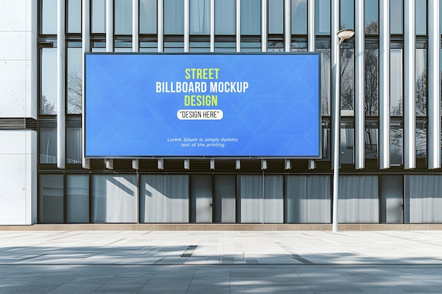 Model Billboardu Reklamowego Na Zewnątrz