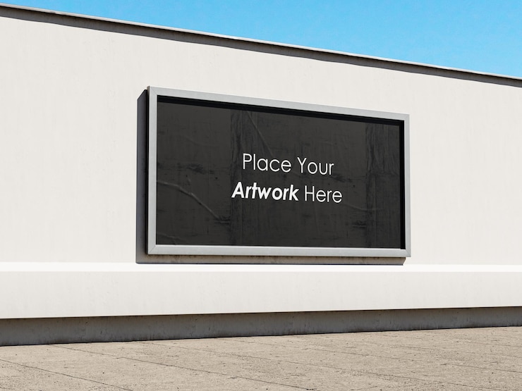 PSD model billboardu reklamowego