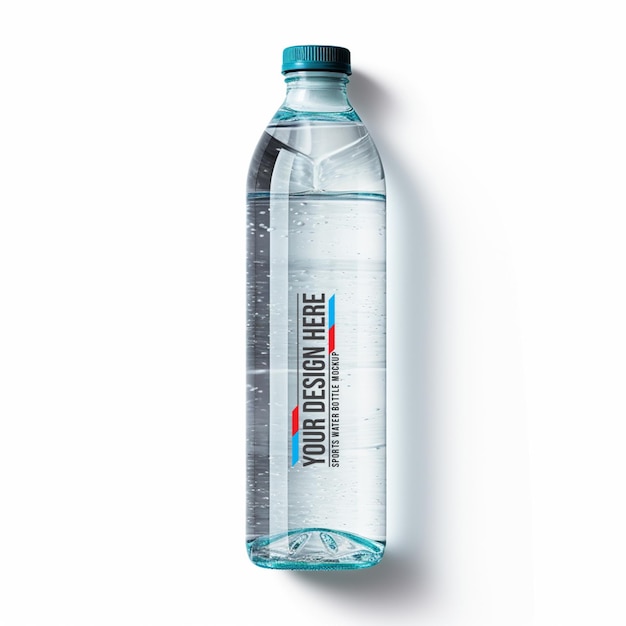 PSD model butelki z wodą