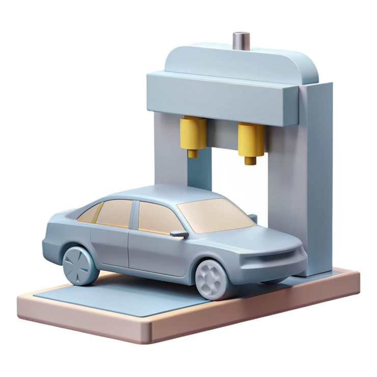 PSD a model of a car that says quot the word quot on it
