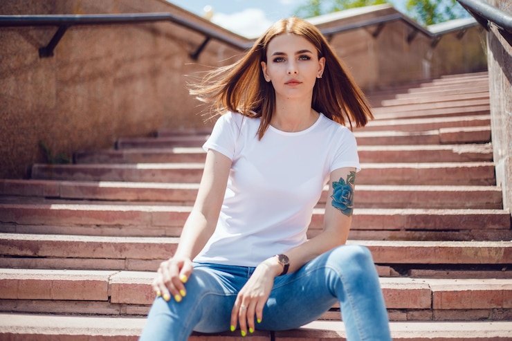 PSD model koszulki