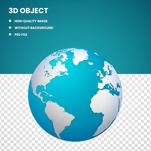 Model kuli ziemskiej PSD 3D