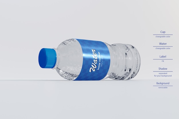 PSD model met waterfles