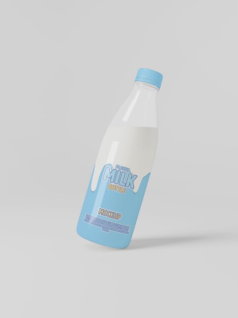 PSD model plastikowej butelki do mleka
