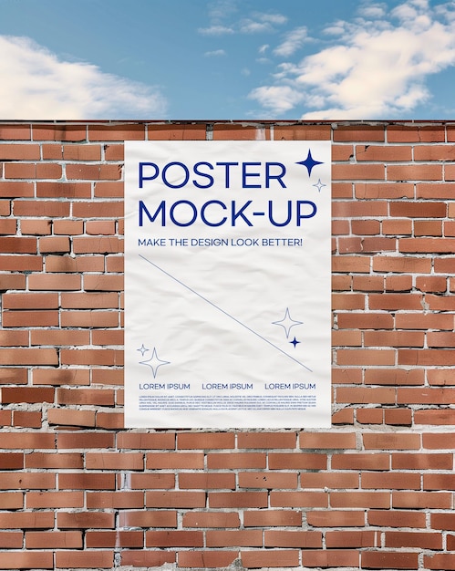 PSD model van de poster