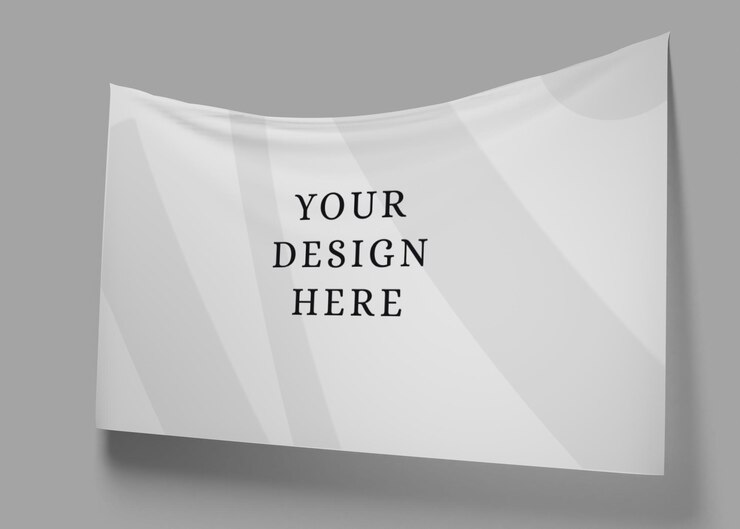 PSD model van een banner voor de detailhandel