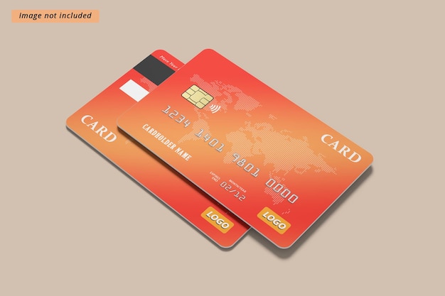 Model van een creditcard