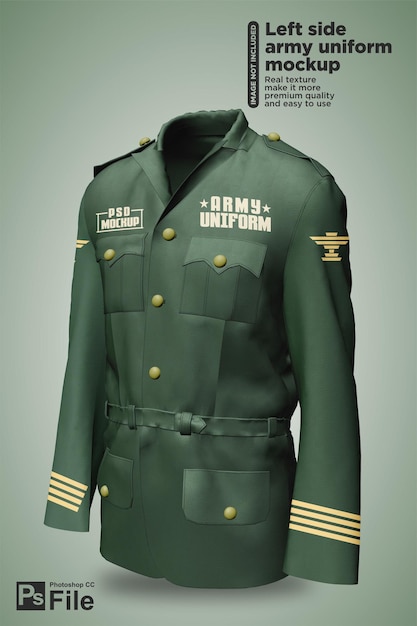 PSD model van een legeruniform