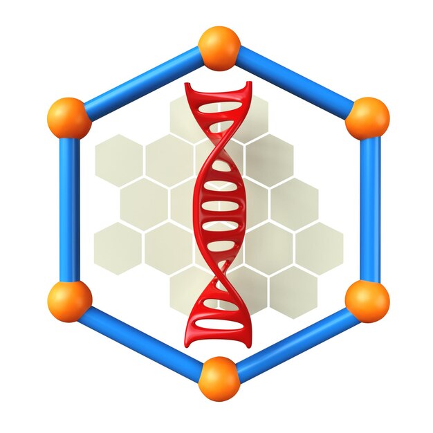 PSD model van een moleculaire structuur