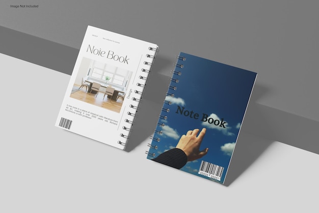 model van een notitieboek