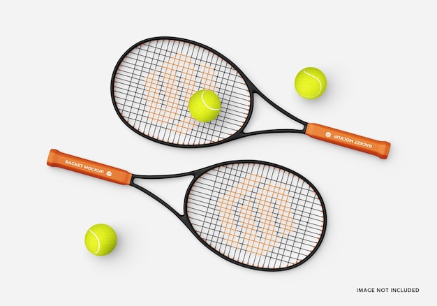 Model van een tennisracket