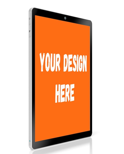 Model van het scherm van de tablet