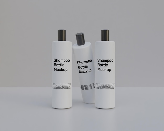 PSD model van shampoofles 3d