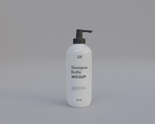 PSD model voor shampoo-spuitfles