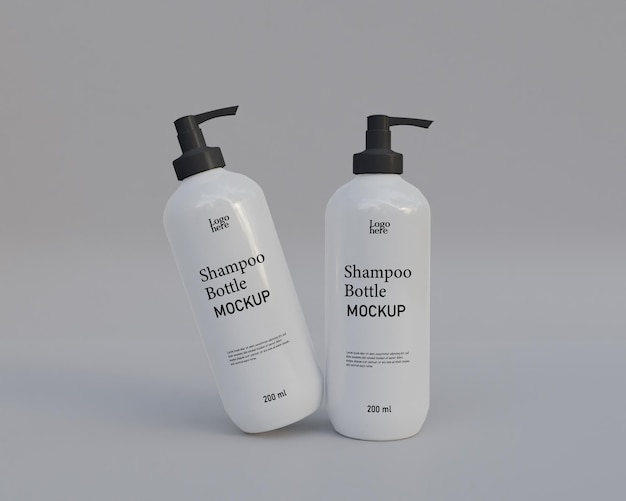 PSD model voor shampoo-spuitfles