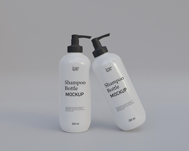 Model voor shampoo-spuitfles