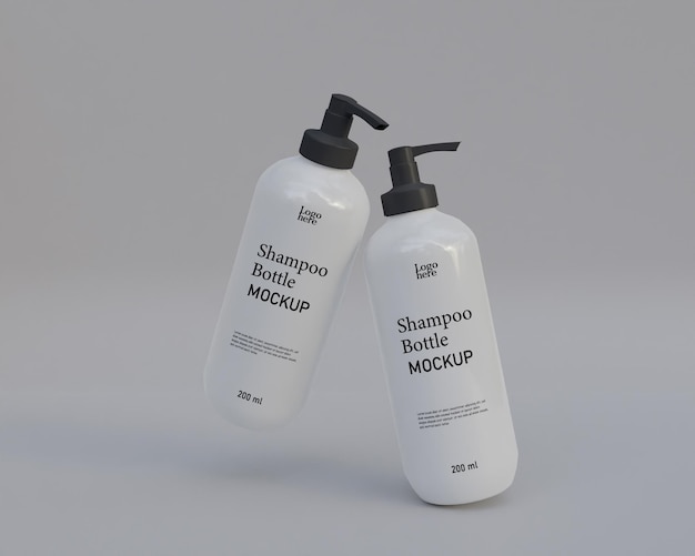 PSD model voor shampoo-spuitfles