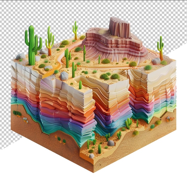 PSD model zamku z lego wykonany przez tę samą nazwę góry