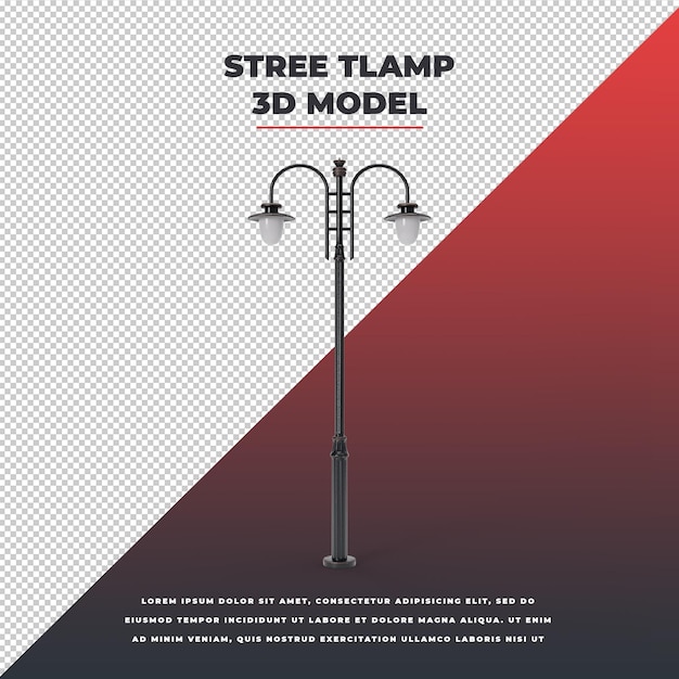 PSD modele lamp ulicznych