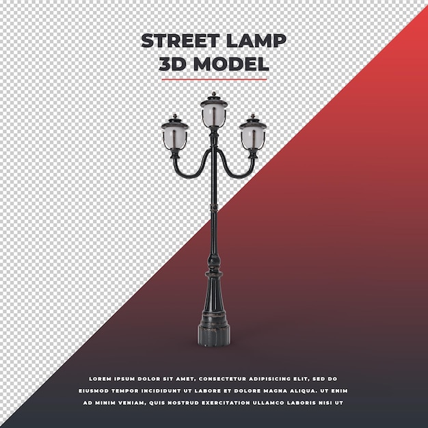 PSD modele lamp ulicznych