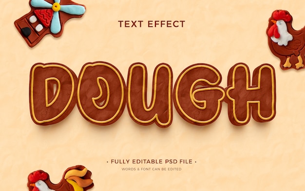 modeling compound text effect