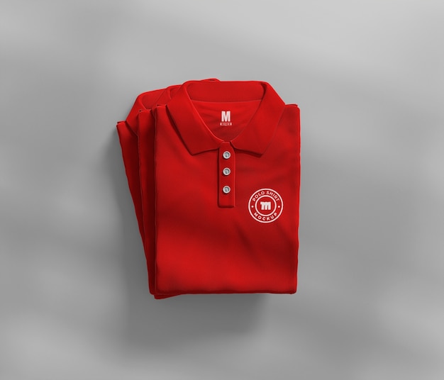 PSD modelontwerp voor poloshirt