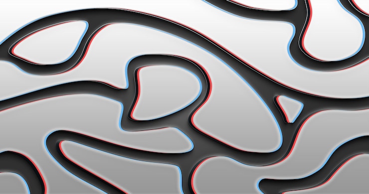 PSD modern abstract background psd, 3d effect horizontal desktop wallpaper, 4k panoramic backdrop