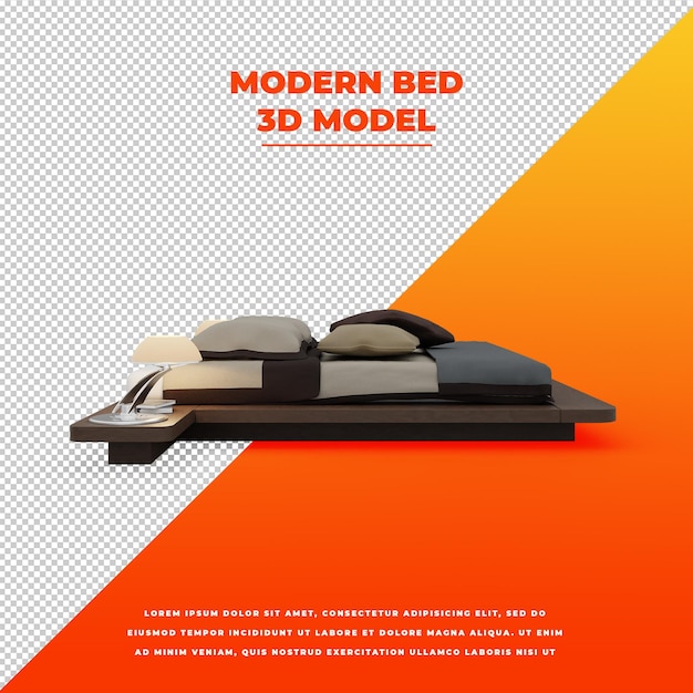 Modern bed