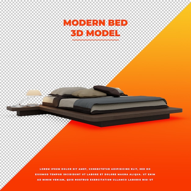 Modern bed