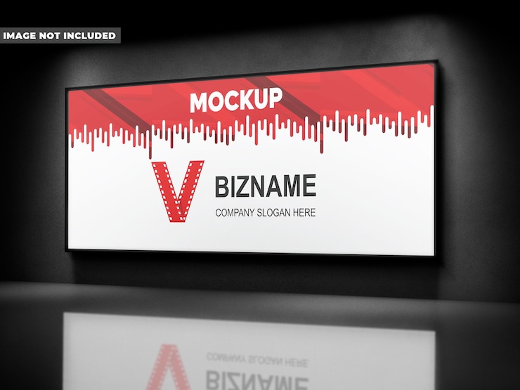 PSD modern billboard mockup