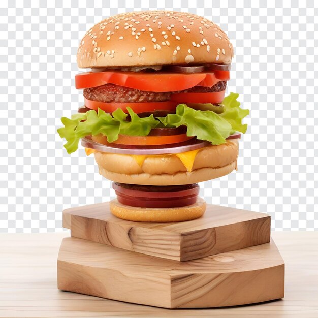 PSD modern burger png image