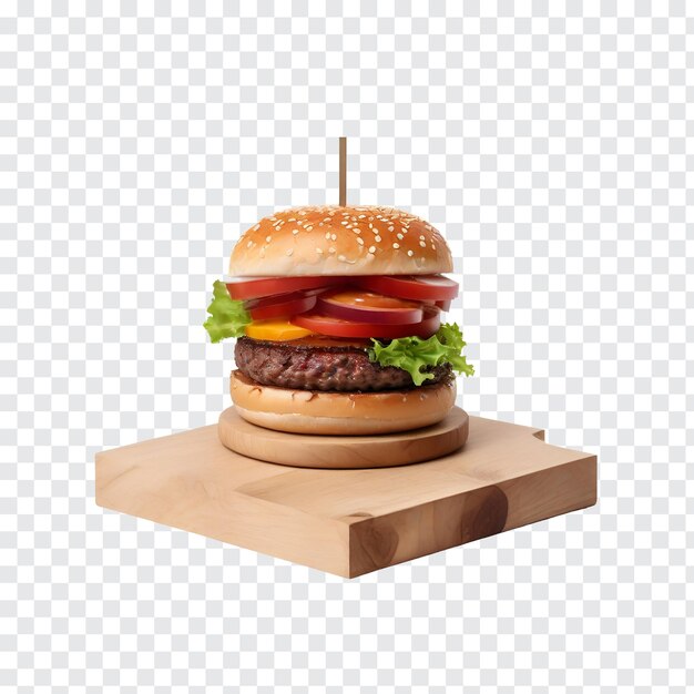 PSD modern burger png image