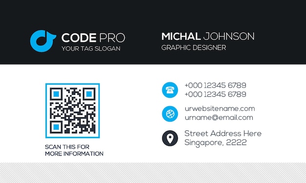 Modern Business Card Design for Michal Johnson