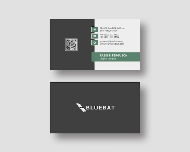 Modern business card design template