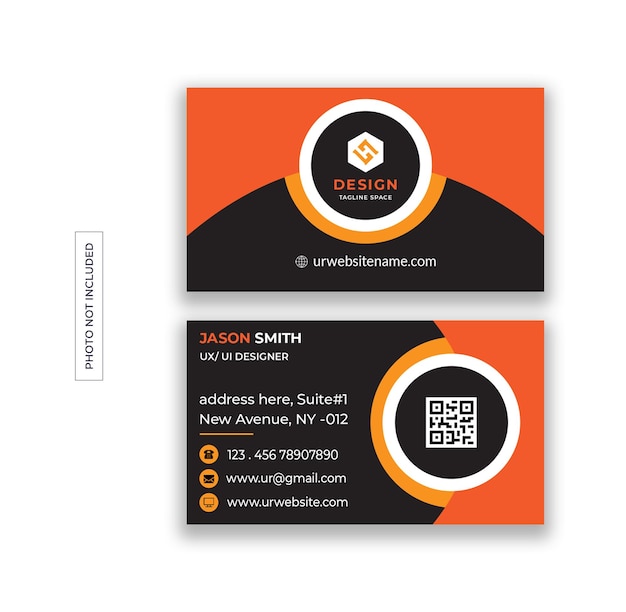 Modern business card design template