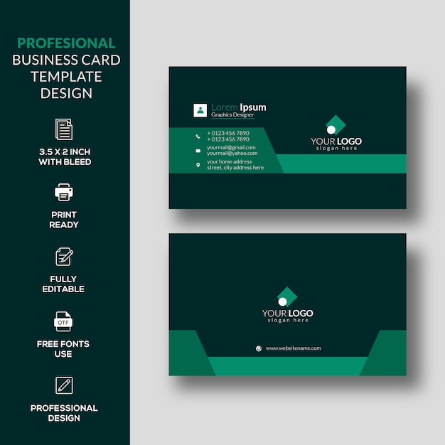 Modern business card design