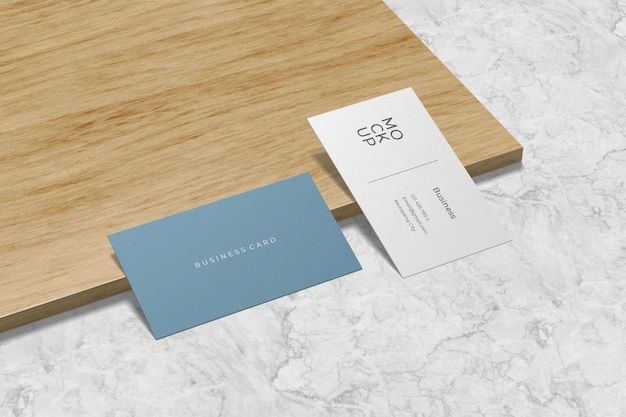 PSD modern business card mockup design