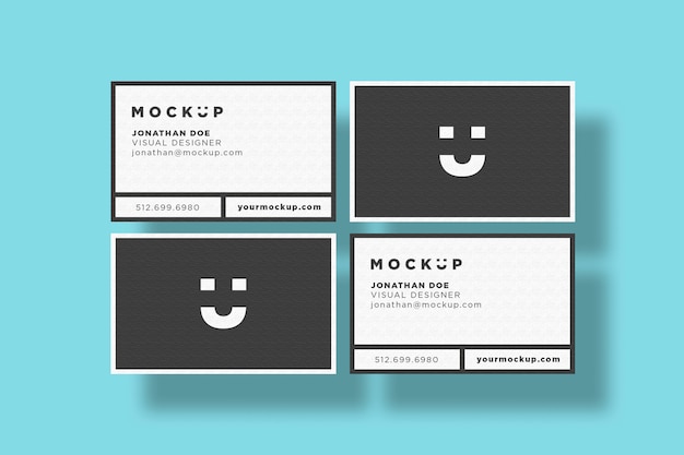 modern business card mockup