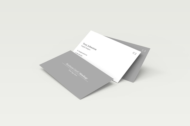 Modern business card mockup