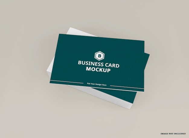 Modern business card mockup