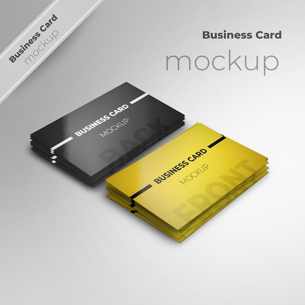 Modern business card mockup