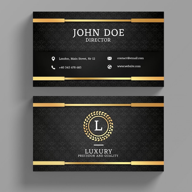 Modern business card template