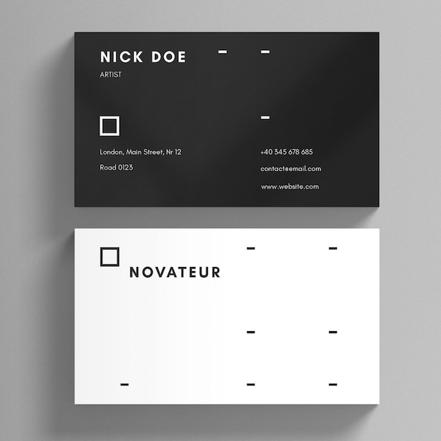 Modern business card template